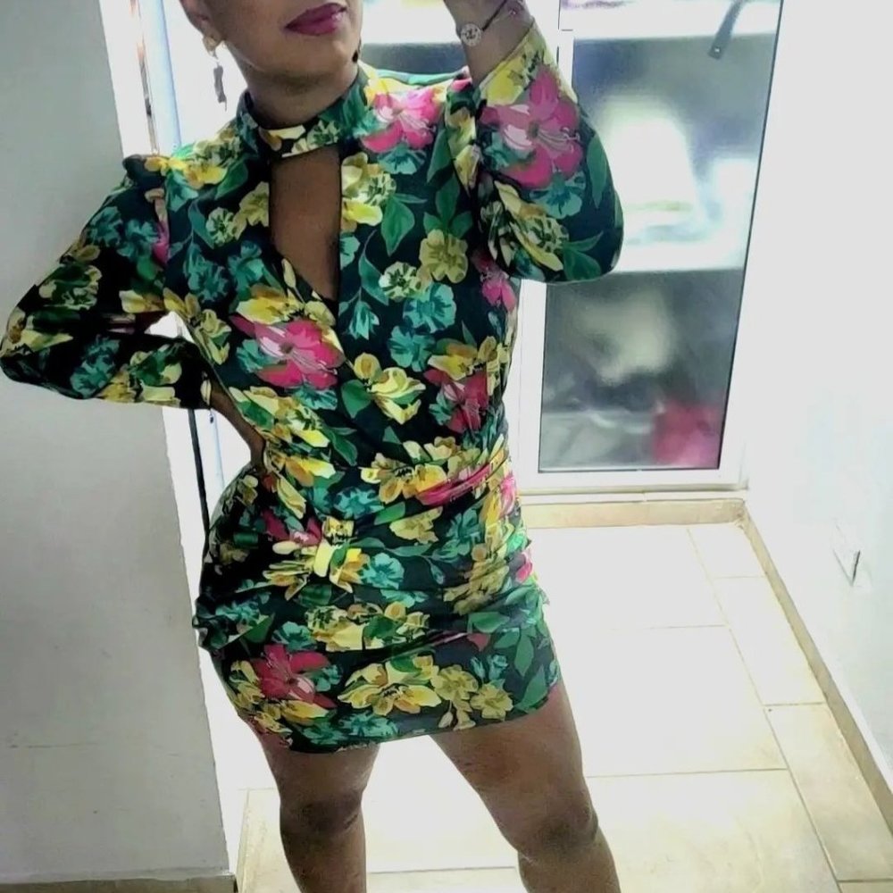 ZARA floral dress